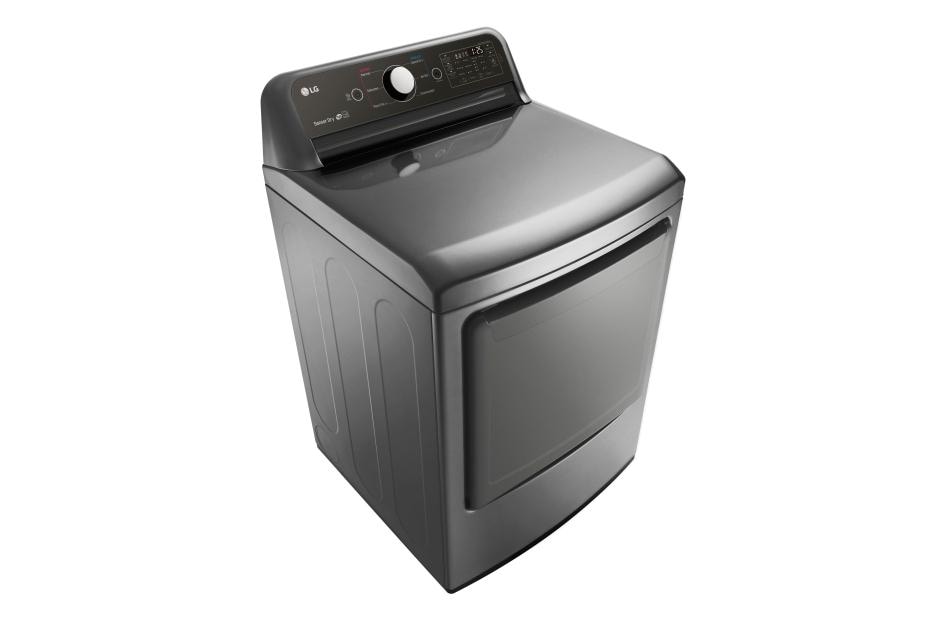 LG 7.3 cu. ft. Super Capacity Electric Dryer with Sensor Dry Technology, DLE7050V, thumbnail 2
