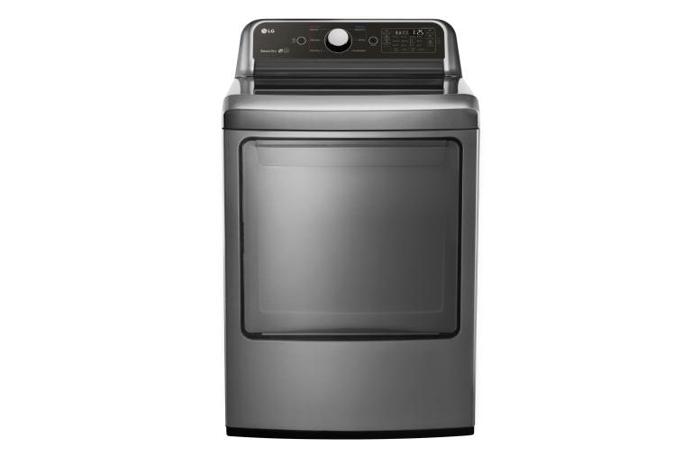 LG 7.3 cu. ft. Super Capacity Electric Dryer with Sensor Dry Technology, DLE7050V, thumbnail 1
