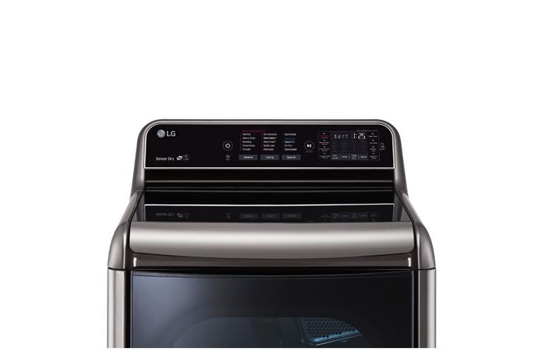 LG 9.0 cu. ft. Mega Capacity TurboSteam™ Dryer with EasyLoad™ Door, DLEX7710VE, thumbnail 3