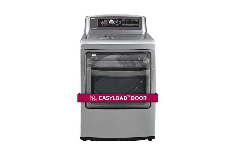 LG 7.3 cu.ft. Ultra Large SteamDryer™ with EasyLoad™ Door, DLEX5780VE, thumbnail 1