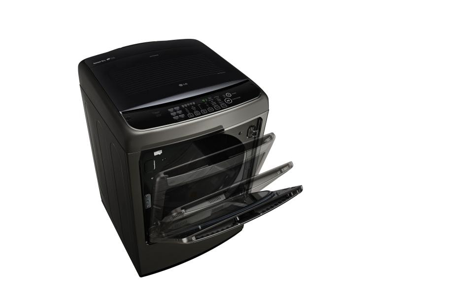 LG 7.3 cu. ft. Large Smart wi-fi Enabled Front Control Gas Dryer with EasyLoad™ Door , DLGY1902KE, thumbnail 5