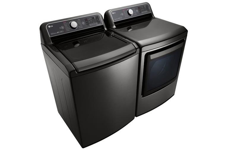 LG 7.3 cu. ft. Ultra Large Capacity TurboSteam™ Gas Dryer with EasyLoad™ Door, DLGX7601KE, thumbnail 3