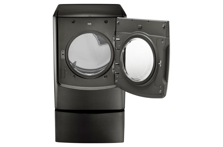 LG 7.4 cu.ft. Ultra Large Capacity TurboSteam™ Gas Dryer w/ On-Door Control Panel, DLGX5006K, thumbnail 3