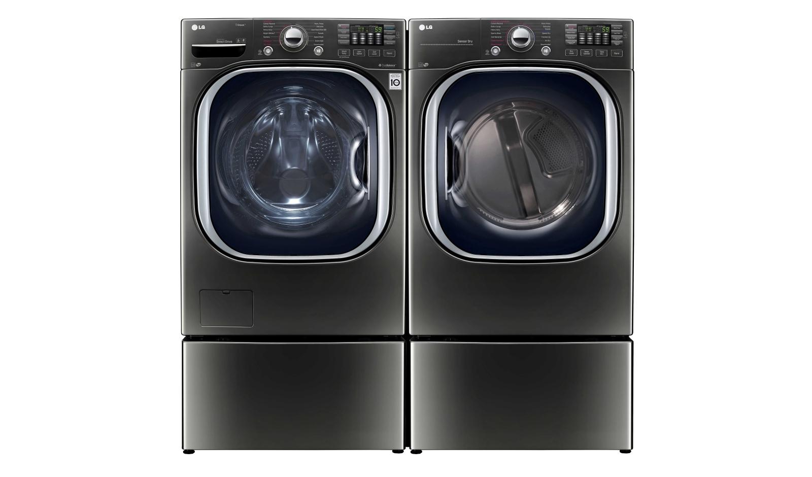 LG DLGX4371K 7.4 cu.ft. Ultra Large Capacity TurboSteam™ Gas Dryer