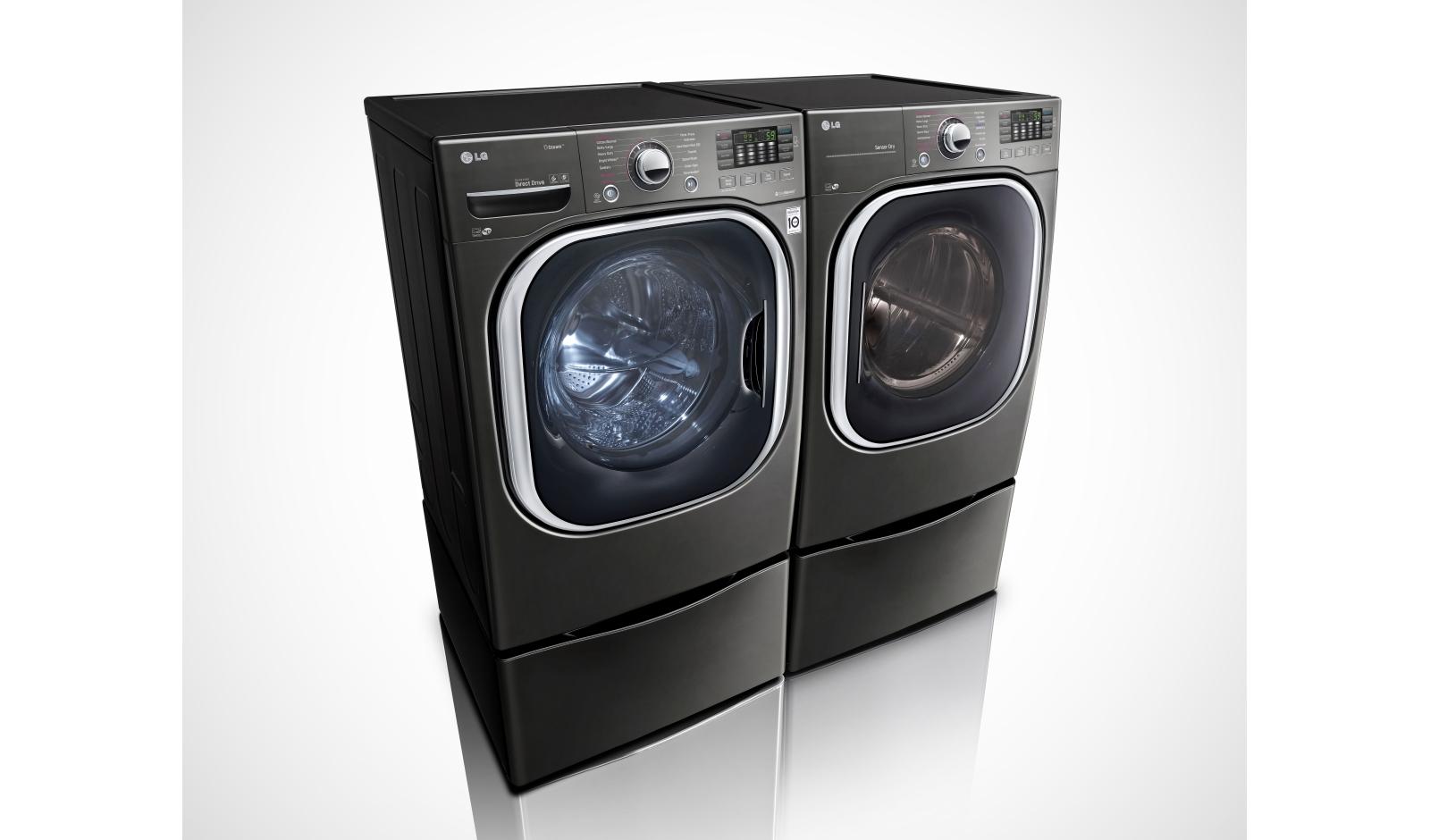 LG DLGX4371K 7.4 cu.ft. Ultra Large Capacity TurboSteam™ Gas Dryer