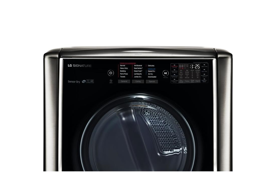 LG SIGNATURE 9.0 cu. ft. Large Smart wi-fi Enabled Gas Dryer w/ TurboSteam™ , DLGX9501K, thumbnail 7