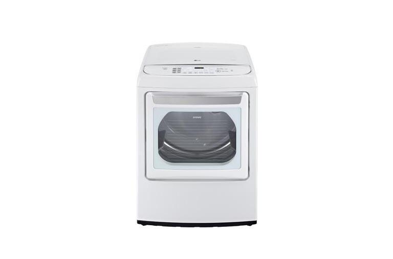 LG 7.3 cu. ft. Ultra Large Capacity High Efficiency Front Control SteamDryer™ w/ EasyLoad™ Door, DLGY1702WE, thumbnail 2