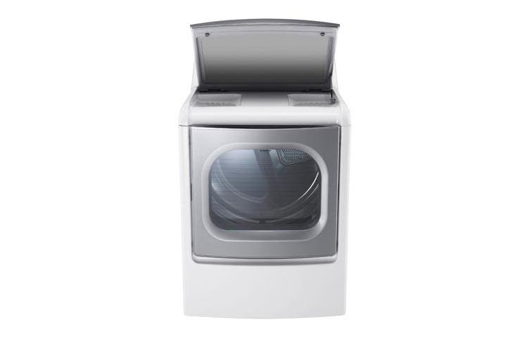 LG 9.0 cu.ft. Mega Capacity TurboSteam™ Dryer with EasyLoad™ Door, DLGX7701WE, thumbnail 3