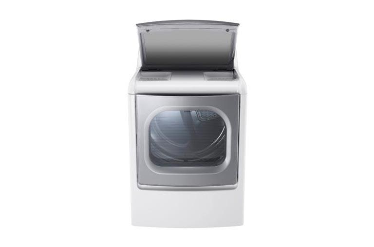 LG 9.0 cu.ft. Mega Capacity TurboSteam™ Dryer with EasyLoad™ Door, DLGX7701WE, thumbnail 3