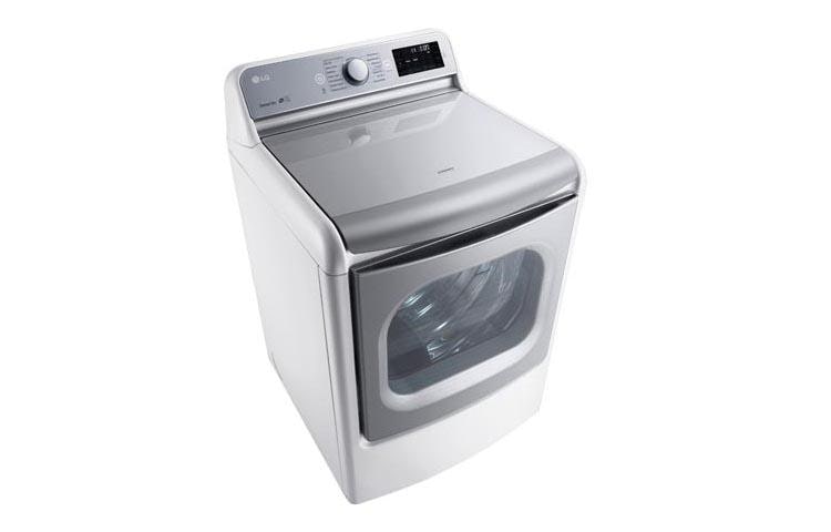 LG 9.0 cu.ft. Mega Capacity TurboSteam™ Dryer with EasyLoad™ Door, DLGX7701WE, thumbnail 9