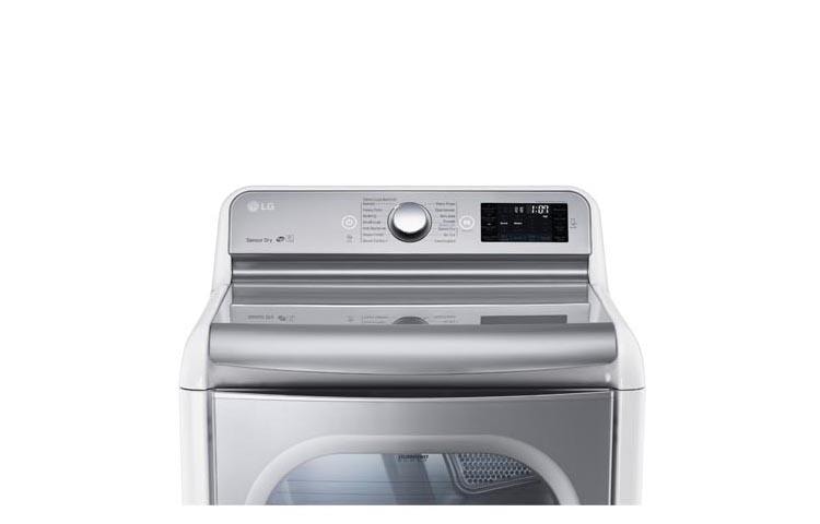 LG 9.0 cu.ft. Mega Capacity TurboSteam™ Dryer with EasyLoad™ Door, DLGX7701WE, thumbnail 10