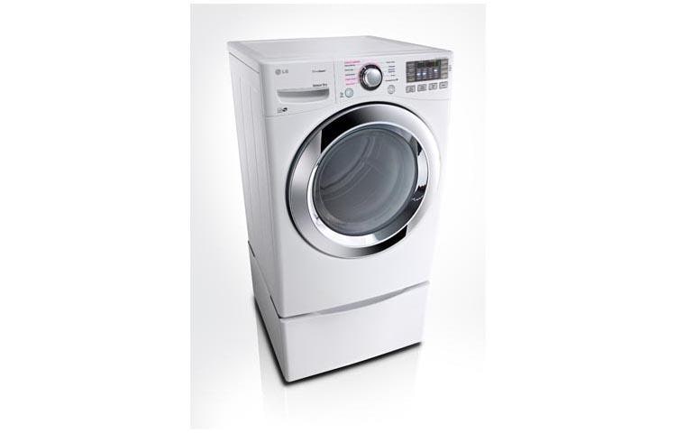 LG 7.4 cu. ft. Ultra Large Capacity SteamDryer™ w/ NFC Tag On (Gas), DLGX3371W, thumbnail 3