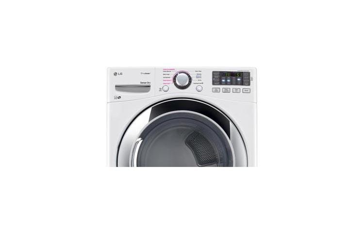 LG 7.4 cu. ft. Ultra Large Capacity SteamDryer™ w/ NFC Tag On (Gas), DLGX3371W, thumbnail 5