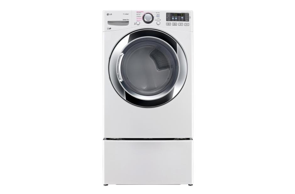 LG 7.4 cu. ft. Ultra Large Capacity SteamDryer™ w/ NFC Tag On (Gas), DLGX3371W, thumbnail 2