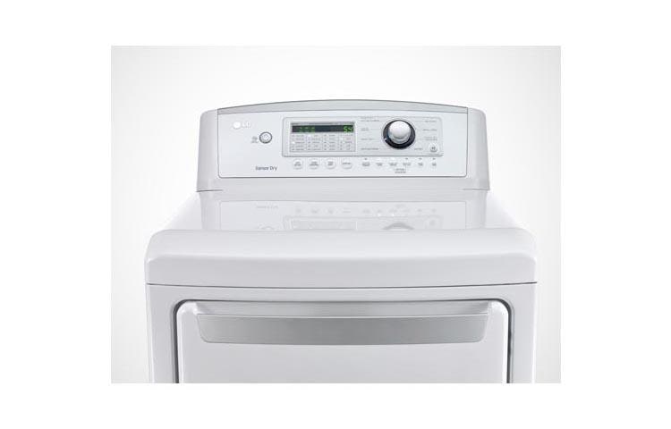 LG 7.3 cu. ft. Ultra Large High Efficiency Dryer w/ Sensor Dry Technology, DLG4971W, thumbnail 4