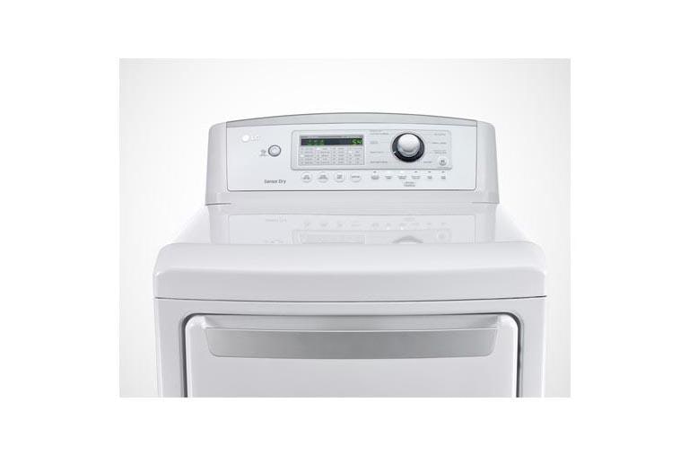 LG 7.3 cu. ft. Ultra Large High Efficiency Dryer w/ Sensor Dry Technology, DLG4971W, thumbnail 4