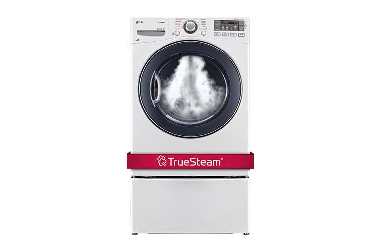 LG 7.4 cu. ft. Ultra Large Capacity SteamDryer™ w/ NFC Tag On, DLGX3571W, thumbnail 1