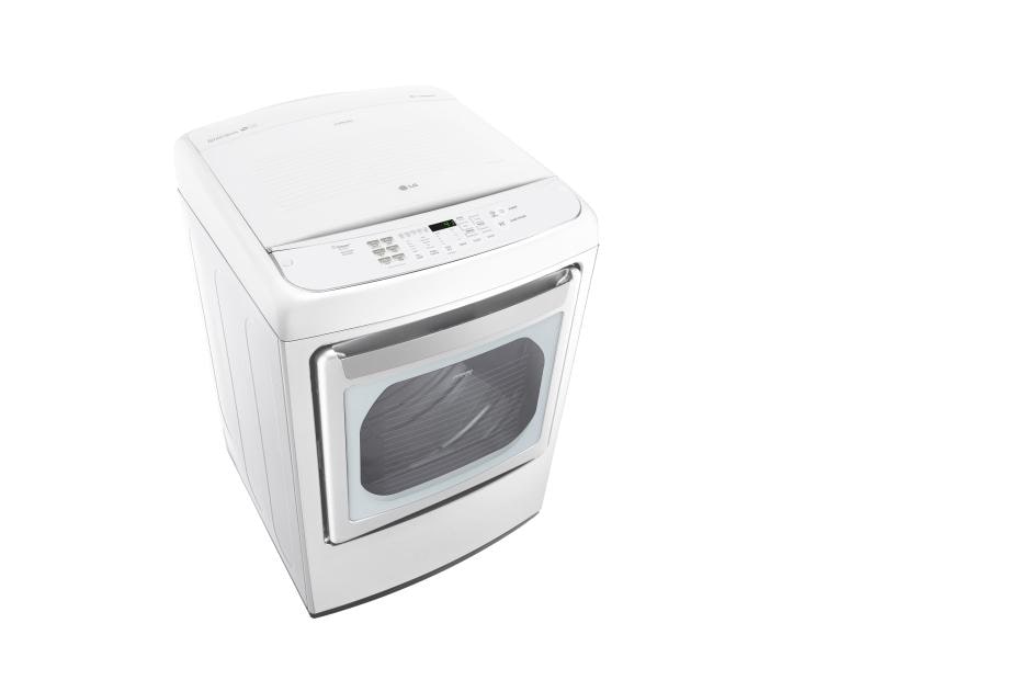 LG 7.3 cu. ft. Large Smart wi-fi Enabled Front Control Gas Dryer with EasyLoad™ Door , DLGY1902WE, thumbnail 2