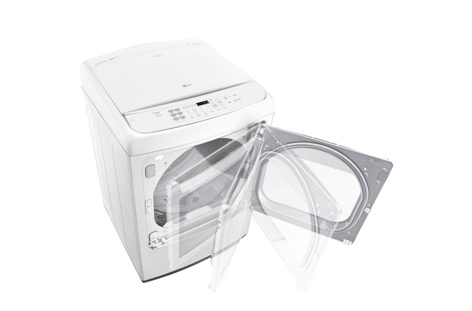 LG 7.3 cu. ft. Large Smart wi-fi Enabled Front Control Gas Dryer with EasyLoad™ Door , DLGY1902WE, thumbnail 6