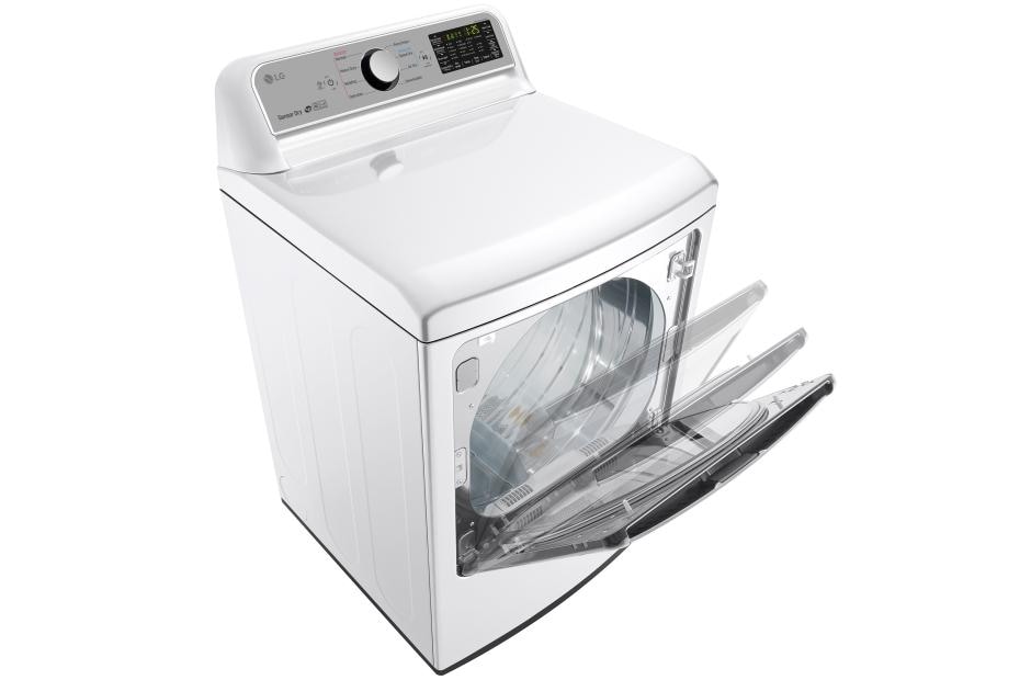 LG 7.3 cu. ft. Smart wi-fi Enabled Gas Dryer w/ Sensor Dry Technology, DLG7201WE, thumbnail 6