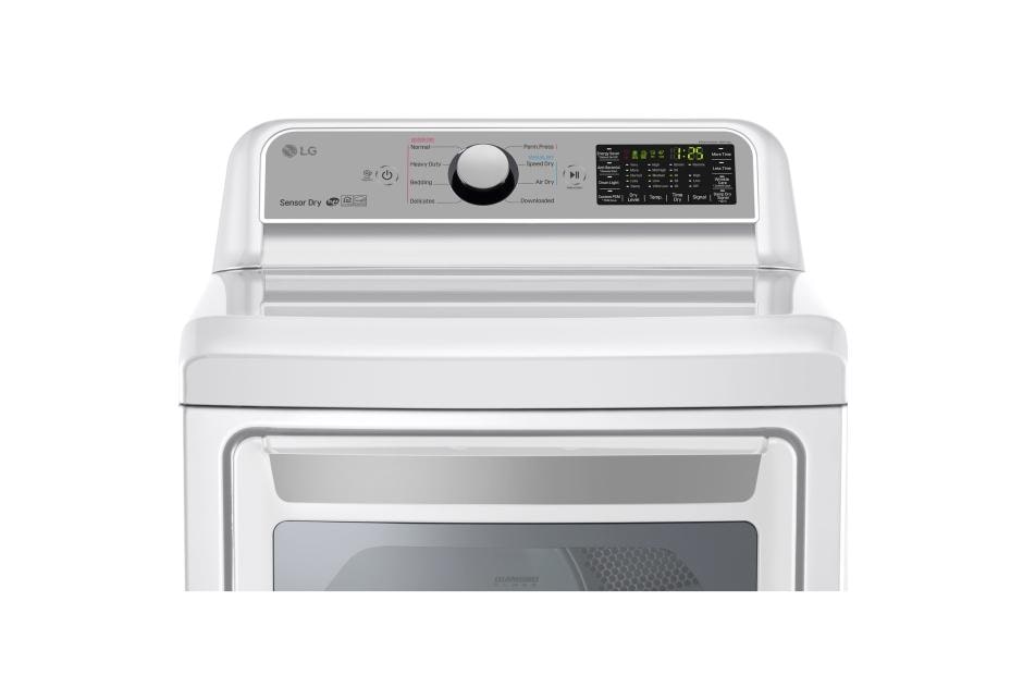LG 7.3 cu. ft. Smart wi-fi Enabled Gas Dryer w/ Sensor Dry Technology, DLG7201WE, thumbnail 7