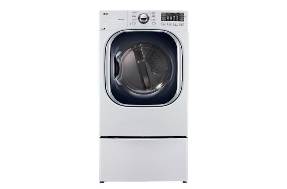 LG 7.4 cu. ft. Ultra Large Capacity TurboSteam™ Gas Dryer, DLGX4371W, thumbnail 2