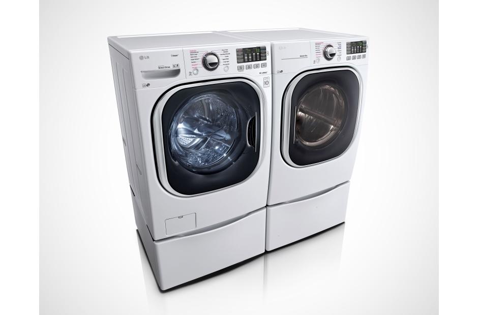 LG 7.4 cu. ft. Ultra Large Capacity TurboSteam™ Gas Dryer, DLGX4371W, thumbnail 8