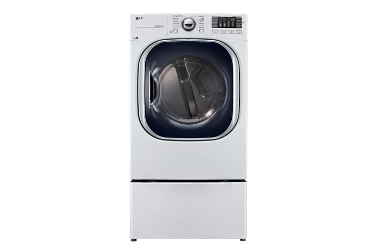 LG 7.4 cu. ft. Ultra Large Capacity TurboSteam™ Gas Dryer, DLGX4371W, thumbnail 2