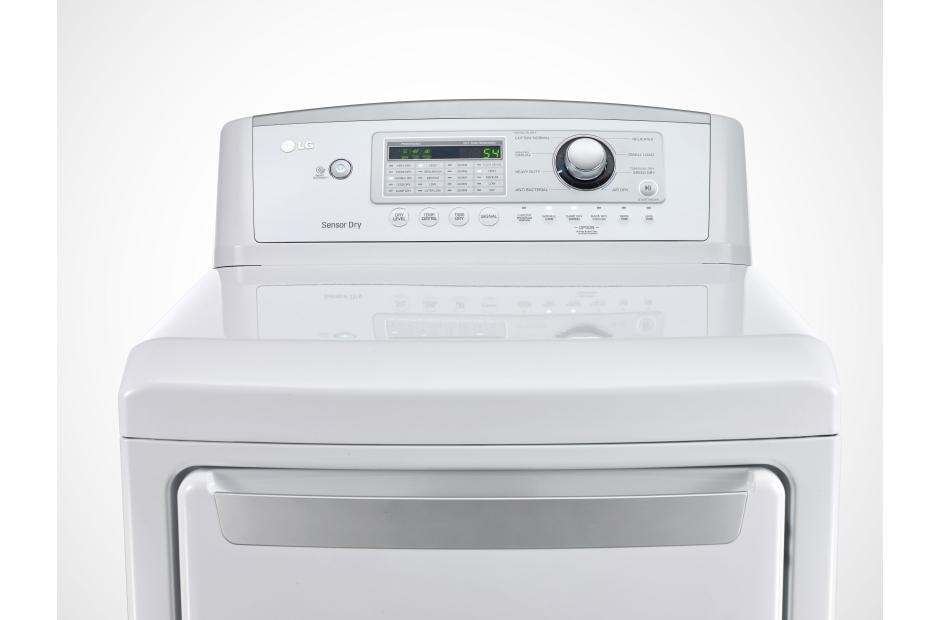 LG 7.3 cu. ft. Ultra Large High Efficiency Gas Dryer w/ Sensor Dry Technology, DLG4971WE, thumbnail 4
