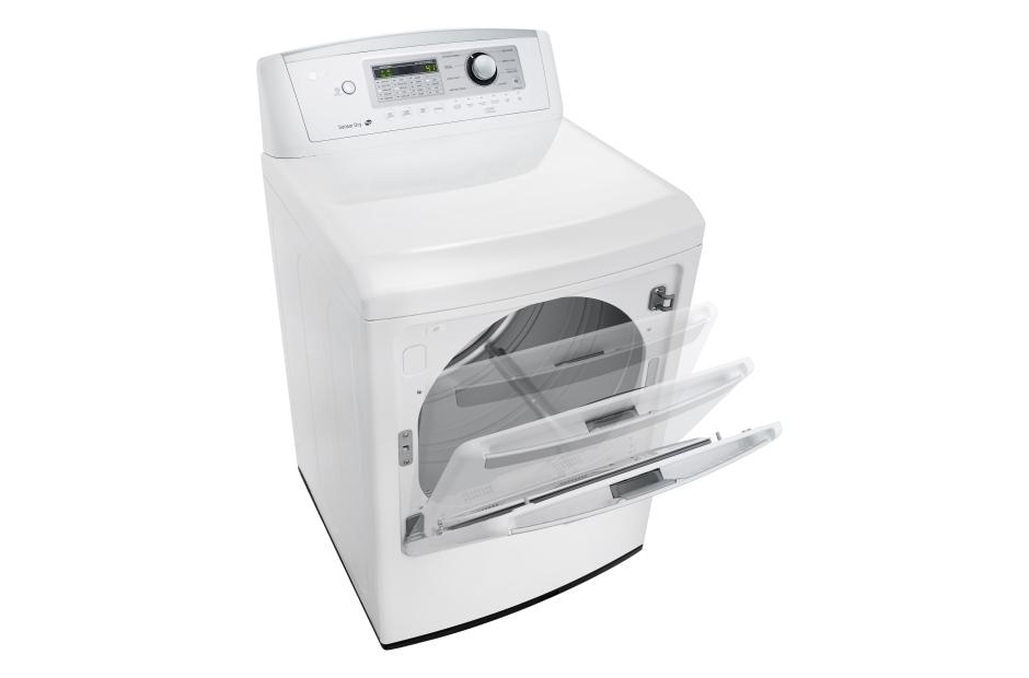 LG 7.3 cu. ft. Ultra Large High Efficiency Gas Dryer w/ Sensor Dry Technology, DLG4971WE, thumbnail 5