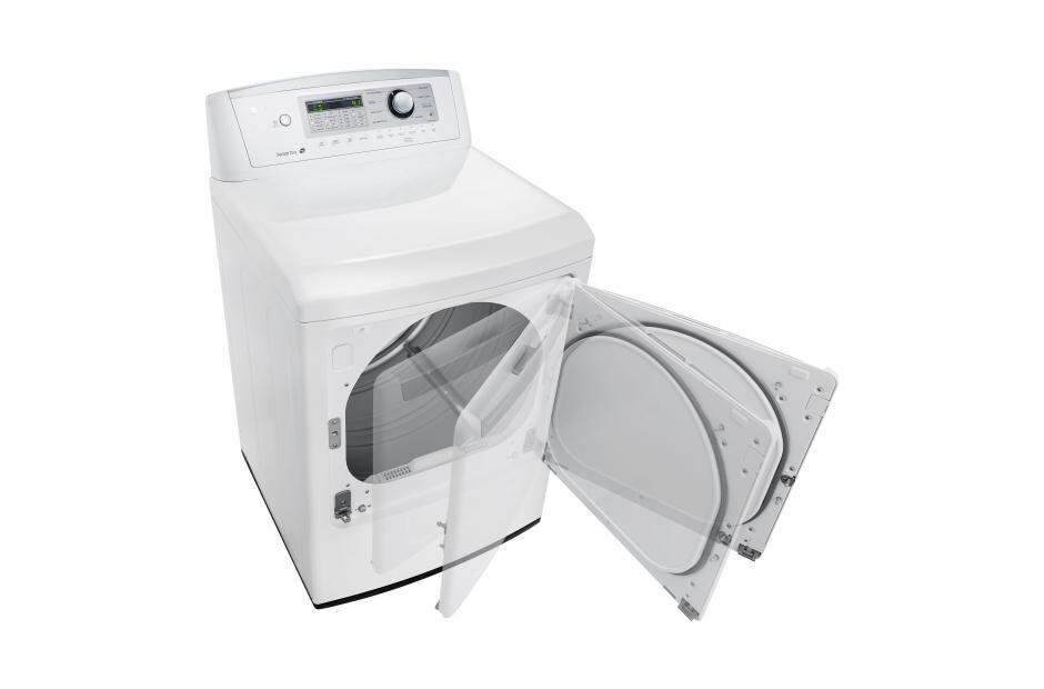 LG 7.3 cu. ft. Ultra Large High Efficiency Gas Dryer w/ Sensor Dry Technology, DLG4971WE, thumbnail 6