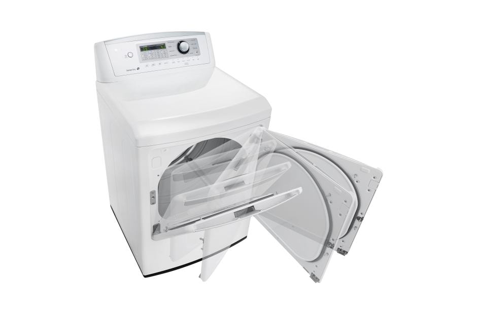 LG 7.3 cu. ft. Ultra Large High Efficiency Gas Dryer w/ Sensor Dry Technology, DLG4971WE, thumbnail 7