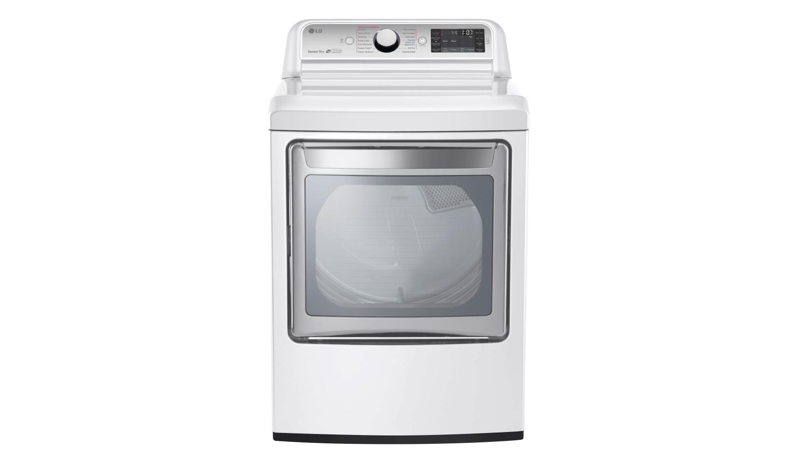 LG DLGX7601WE 7.3 cu. ft. Ultra Large Capacity TurboSteam™ Gas Dryer