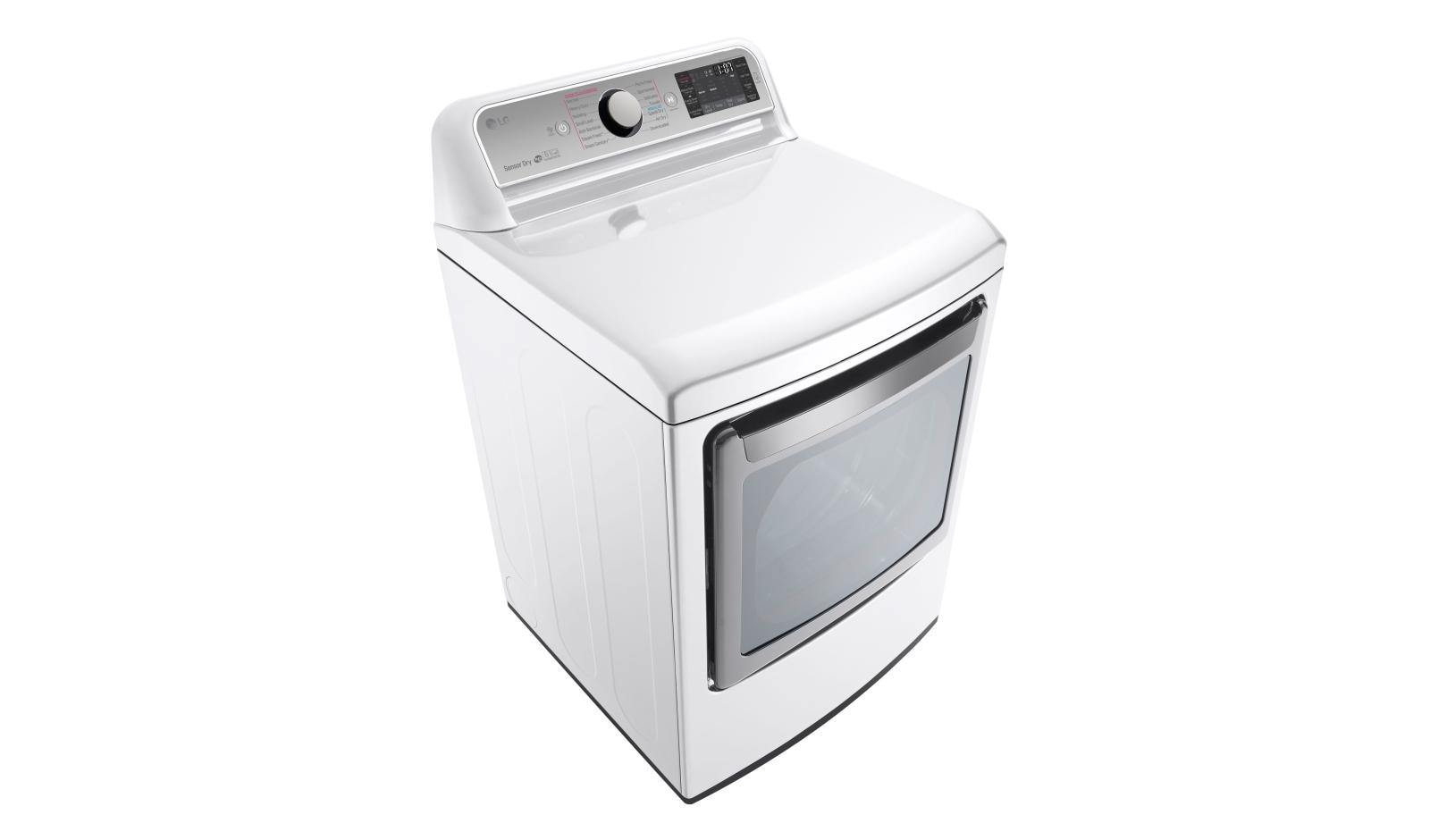 LG DLGX7601WE 7.3 cu. ft. Ultra Large Capacity TurboSteam™ Gas Dryer