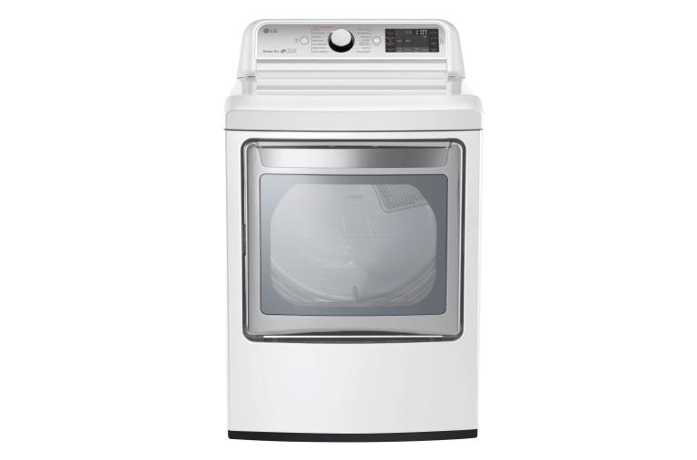 LG 7.3 cu. ft. Ultra Large Capacity TurboSteam™ Gas Dryer with EasyLoad™ Door, DLGX7601WE, thumbnail 2