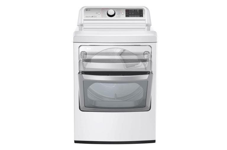 LG 7.3 cu. ft. Ultra Large Capacity TurboSteam™ Gas Dryer with EasyLoad™ Door, DLGX7601WE, thumbnail 3