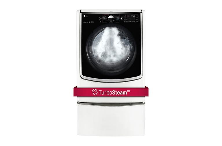 LG 7.4 cu. ft. Smart wi-fi Enabled Gas Dryer w/ TurboSteam™, DLGX5001W, thumbnail 1