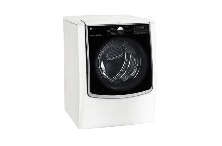 LG 7.4 cu. ft. Smart wi-fi Enabled Gas Dryer w/ TurboSteam™, DLGX5001W, thumbnail 3