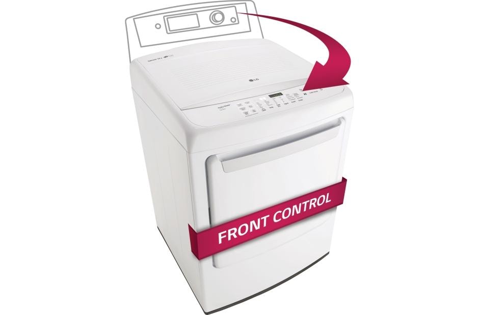 histórico escocés Enriquecimiento LG DLG1502W: 7.3 cu. ft. Ultra Large Capacity High Efficiency Front Control  Dryer w/ NFC Tag On | LG USA Business