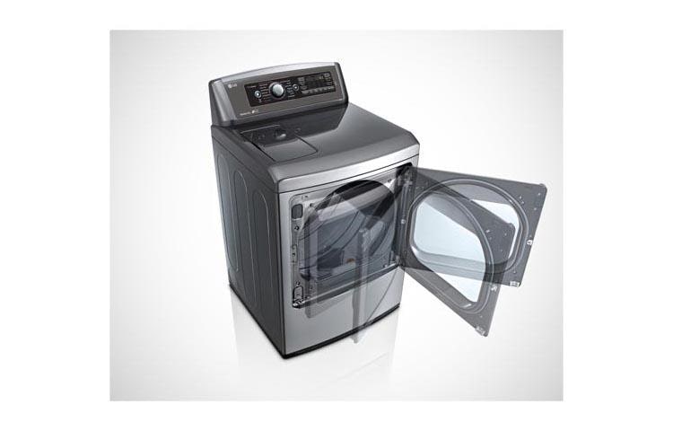 LG 7.3 cu.ft. Ultra Large SteamDryer™ with EasyLoad™ Door, DLGX5781VE, thumbnail 6