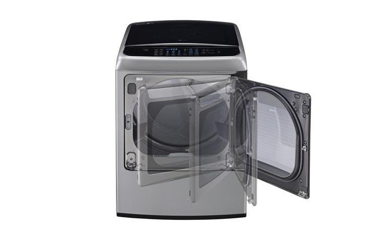 LG 7.3 cu. ft. Ultra Large Capacity High Efficiency Front Control SteamDryer™ w/ EasyLoad™ Door, DLGY1702VE, thumbnail 4