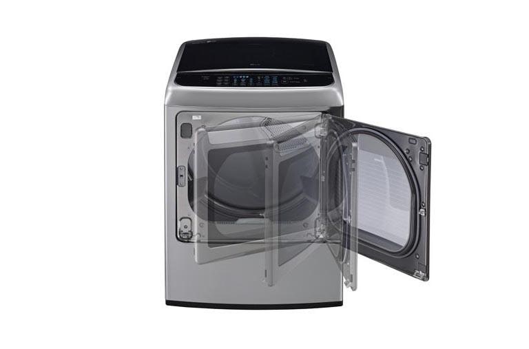 LG 7.3 cu. ft. Ultra Large Capacity High Efficiency Front Control SteamDryer™ w/ EasyLoad™ Door, DLGY1702VE, thumbnail 4