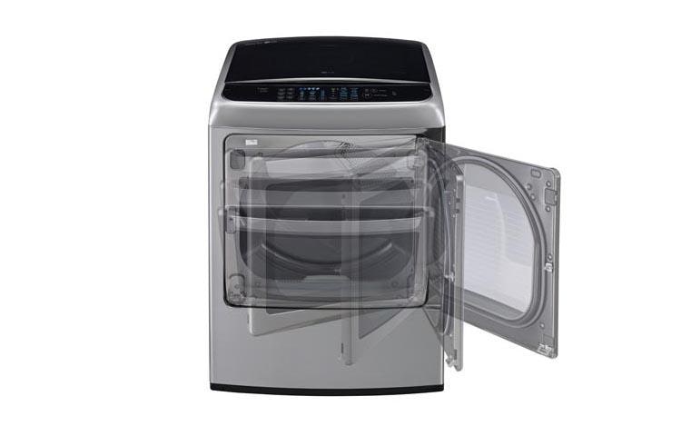 LG 7.3 cu. ft. Ultra Large Capacity High Efficiency Front Control SteamDryer™ w/ EasyLoad™ Door, DLGY1702VE, thumbnail 5