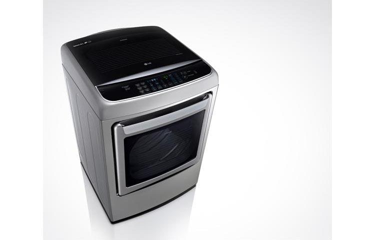 LG 7.3 cu. ft. Ultra Large Capacity High Efficiency Front Control SteamDryer™ w/ EasyLoad™ Door, DLGY1702VE, thumbnail 6