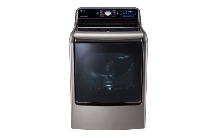 LG 9.0 cu.ft. Mega Capacity TurboSteam™ Dryer with EasyLoad™ Door, DLGX7701VE, thumbnail 2