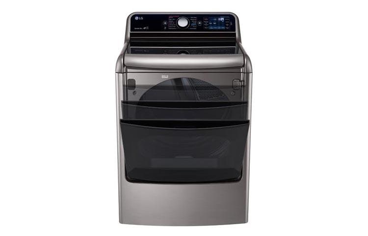 LG 9.0 cu.ft. Mega Capacity TurboSteam™ Dryer with EasyLoad™ Door, DLGX7701VE, thumbnail 4