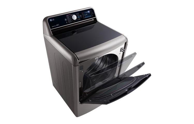 LG 9.0 cu.ft. Mega Capacity TurboSteam™ Dryer with EasyLoad™ Door, DLGX7701VE, thumbnail 6