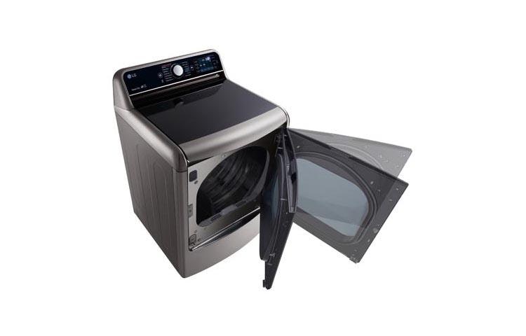 LG 9.0 cu.ft. Mega Capacity TurboSteam™ Dryer with EasyLoad™ Door, DLGX7701VE, thumbnail 7