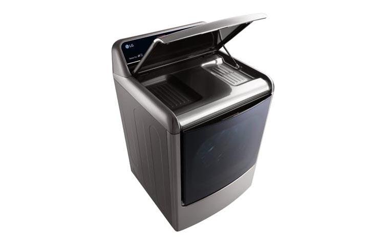 LG 9.0 cu.ft. Mega Capacity TurboSteam™ Dryer with EasyLoad™ Door, DLGX7701VE, thumbnail 8
