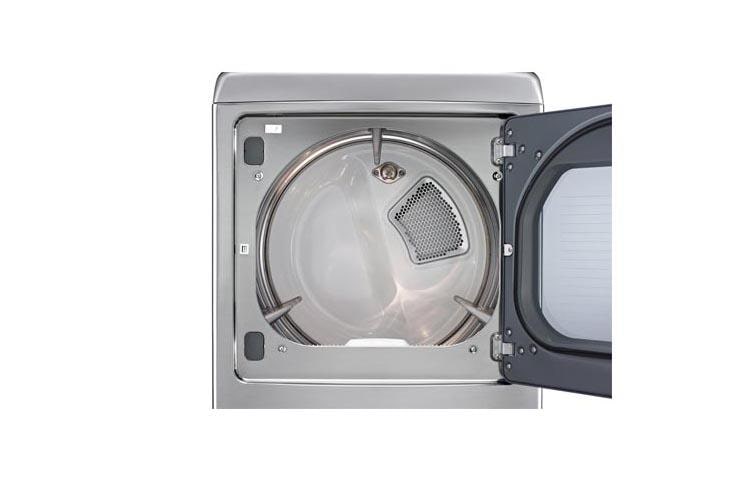 LG 7.3 cu.ft. Ultra Large Capacity High Efficiency Front Control SteamDryer™ with SteamFresh™, DLGY1702V, thumbnail 4